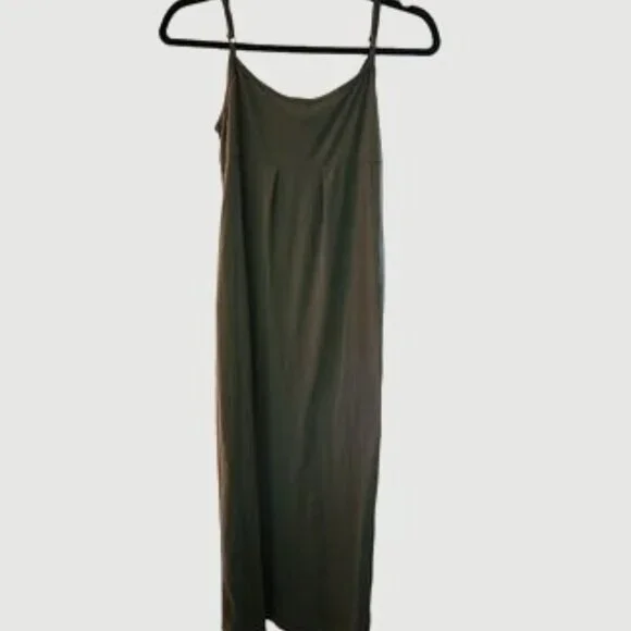 Husk Army Long Sage green Maxi Dress Size M - Picture 1 of 2